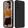 ISOI - Cover per Samsung Galaxy S22 Plus 5G/Galaxy S22+ 5G, Custodia Morbida in Silicone Liquido, Protezione Completa Antiurto Ultra Sottile per il Corpo - Nero