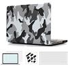 RYGOU Macbook Pro 13 Custodia, 4 in 1 Camouflages Hard Cover con tastiera Skin Screen-guard per Macbook Pro 13 con modello DVD Drive: A1278