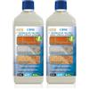 GEAL CB90. Detergente Concentrato Neutro per Cotto, Pietra, Marmo, Graniglie e ricomposti. 1 Litro (Confezione da 2)