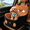OUTONLIFE Seggiolino Auto per Cani Piccoli e Medi fino a 16 kg | Rialzato di 15 cm, con cuscino ad alta densità, fodera lavabile, cintura di sicurezza e uso come cuccia da viaggio