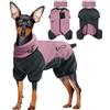 PUMYPOREITY Cappottino Cane Piccola Taglia, Felpa Giacca Invernale Maglioncino Chihuahua Giubotto (Rosa, S)
