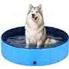 BUERPINKING Piscina per Cani, Piscine per Cani Pieghevole, Piscina Cane PVC | Piscina Cani Portatile, Piscina per Cani Grandi, Piscinetta per Cani Adatto a Cani di Taglia Piccola e Grande