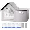 Générique Pet Cooling House, Foldable Cube Cat House, Long Lasting Coolness Cat Ice Cooling House with 10 Ice Pack, Air Conditioned House for Cat Dog in Summer
