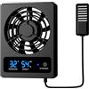 Generico Ventola di ventilazione per recinto per rettili - Display LED per