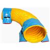 Callieway Dog Agility Tunnel Torneo 60 cm Ø, 360° FullGrip (giallo, 4 m)