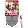Advantix Spot-on antiparassitario per cani, 10 kg - 25 kg, 4 pipette da 2,5 ml. Elimina zecche, pulci, pidocchi e larve di pulce in casa. Protegge da zanzare, pappataci e rischio di leishmaniosi.