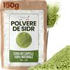 VIRHEA Polvere di Sidr 150 g - Polvere di giuggiolo naturale per capelli e viso - Qasil Ayurvedico idratante e volumizzante - Cura dei capelli e maschera per crescita e volume