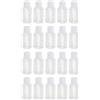 OSOLADY Bottiglie da Viaggio con Tappo a Conchiglia Ricaricabili 50ml in Plastica Facili da Spremere Set 20 Pezzi Flaconi Portatili per Creme