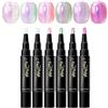 Generico Pennarelli Pittura Unghie | Strumenti Manicure Glitter Polarizzato,Kit Pennarelli Nail Design Asciugatura Rapida,Per Principianti Donne Casa Feste Viaggi Matrimoni Appuntamenti E Pratica Quotidiana