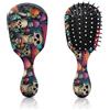 GABraden Mini spazzola per capelli, graziosa spazzola districante da viaggio, setole morbide per una rimozione senza sforzo dei nodi, spazzola districante per donne, uomini, ragazzi, ragazze, bambini, bagnati