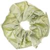 Specora -Select XL Scrunchie Verde - Confezione da 1 - 17 cm - Elastico per capelli da donna - Effetto raso con cuciture decorative - Morbido e delicato sui capelli