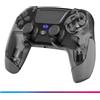Oniverse Controller PS4 PS3 PC ANDROID iOS, Uscita per cuffie, Wireless, Vibrazioni regolabili, Touchpad, pulsanti macro posteriori, Modalità Turbo, Wake up, Giroscopio a 6 assi, Revolt (Mercury Grey)