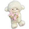 TTETTZ Peluche a Forma di Pecora, Giocattolo Decorativo Fatto a Mano, Esclusivo Bouquet Trasformabile, Animaletto di Peluche Ornamentale da Regalare agli Ami, Rosa