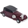 Hidyliu Antico Modello di Auto in Lega Classica in Scala 1:32 Giocattolo Vintage Pullback per Bambini Compatto 5,1x1,8x1,6 Pollici (Vino Rosso)