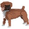 Atomic Building Figura da Costruire con Blocchi in Miniatura. Boxer | Hobby divertente e stimolante da montare, esporre e celebrare il tuo Boxer. Ideale per scrivania o da regalare