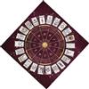 Generisch Tovaglia di tarocchi - Telo quadrato per carte tarocchi, gioco da tavolo in flanella tappetino metafisico | Per divinazione, astrologia e oracolo