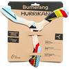 Woo boomerangs Boomerang - Boomerang di ritorno fatto a mano, divertente gioco all'aperto per tutte le età, sottile e leggero, adatto per bambini dai 12 anni in su, Boomerang Hurrakan v2