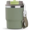 Hippodance Tazza Caffè 350ml da Viaggio, Bicchiere Termico Riutilizzabile con Coperchio Ermetico, tazza da caffè per caffè caldo e freddo, acqua e tè, Mug Caffè Compatta Senza BPA
