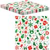 MORAINJAY 100 Fogli Carta Oleata per Alimenti, Carta da Imballaggio Impermeabile e Antigrasso per Panini, Hamburger, Patatine Fritte, Formaggio e Pasticceria, Natale (30x30cm)