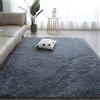VanderHOME Tappeti per area tie-dye in colore puro, senza spargimento e senza sbiadimento, tappeto morbido e soffice per camera da letto e soggiorno Grigio puro 180x200 cm