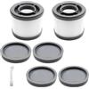Heykewi Confezione da 7 filtri HEPA per Dreame V20/V20 Pro/V20 Pro-A Aspirapolvere Filtro per Dreame R20 Slim Aspirapolvere, 2 filtri, 4 prefiltri, 1 spazzola per la pulizia