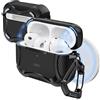 ESR Custodia per AirPods Pro 3 (2025), Compatibile con Airpods Pro 3 (cavo USB-C), Coperchio magnetico, Compatibile con MagSafe, Resistente protezione antiurto, Serie Cyber, Nero