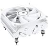 Thermalright Thermal right AXP90-X47 - White Low Profile CPU Air Cooler with 90 mm PWM Fan, 4 Heat Tubes, 47 mm Height, for AMD AM4/Intel LGA 1700/1150/1151/1155/1156/1200, White Coated Heat Sink