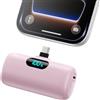 QODJN Mini Power Bank USB C 5000mAh, 15W PD Ricarica Rapida Powerbank Ultra Compatto Caricabatterie Portatile Batteria Esterna con LED Display per iPhone 17/16/15, Samsung Galaxy, Note, Huawei ecc