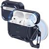 ESR Custodia per AirPods Pro 3 (2025), Compatibile con Airpods Pro 3 (cavo USB-C), Coperchio magnetico, Compatibile con MagSafe, Resistente protezione antiurto, Serie Cyber, Blu
