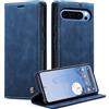 Azororo Cover per Google Pixel 10 Pro XL 5G, Premium PU Pelle Custodia, Magnetica Carta Fessura Portafoglio Case, Flip Cavalletto Custodia per Google Pixel 10 Pro XL - Blu