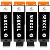 LeciRoba 580 581 Cartucce XXL per Stampanti Canon Multipack PGI-580 CLI-581 Compatibili con TR7500 TR8500 TS6100 TS6200 TS6300 TS700 TS8200 TS8350