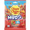 Chupa Chups Mads Fruit 115g, Sacchetto di caramelle alla frutta, caramelle cubiche croccanti con ripieno morbido, ideali da condividere