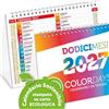 Il Calendario Positivo Calendario da Tavolo 2027 Positivo | COLOR | 28 Facciate con Mesi Doppi | | In Carta Ecosostenibile Ideale per segnare Appuntamenti - Impegni | Calendario da Scrivania Ufficio