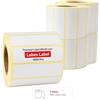 labex label Etichette termiche 80x20 mm su rotolo - Rotoli Etichette Prezzi Confezione Risparmio - 5 rotoli 5000 etichette - Senza nastro - TSC Godex compatibili - Labex Label