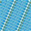 Indigos UG Namensaufkleber Kinder Schule - 43x7mm - 007 - Hot Rod Auto - Etiketten selbstklebend - 60 personalisierte Aufkleber für Kindergarten, Stifte, Bücher Brotdose Federmappe Lineale & Spielzeug