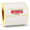 labex label Etichette termiche 80x20 mm su rotolo - Etichette Prezzi Codice a Barre Termica Diretta - 1 rotoli 1000 etichette - Senza nastro - TSC Godex compatibili - Labex Label