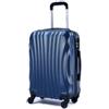 R.Leone Valigia 55x40x23 cm Trolley Bagaglio a Mano 4 Ruota in ABS Wizz, ITA Airways,Lufthansa, Swiss, Austrian Airlines 20373AR (Blu, Valigia 55x40x23cm)