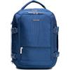 WITTCHEN Zaino Multifunzionale Borsa da Viaggio 2 in 1 Blu Navy, Bagaglio a Mano 40x30x20 cm, Zaino da Aereo con Tasca RFID e Scomparto per Laptop 14,5", Poliestere