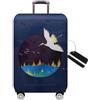MosaiRudo Spessore Elastico Coperture per Valigie Applicare alla 18 ''-32 ''Valigie, Viaggio Luggage Trolley Case Suitcase Luggage Cover Protector (C2291, L)