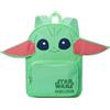 Star Wars Zaino, zaino bambini Grogu con orecchie 3D, verde, taglia unica