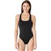 Amazon Essentials Costume da Bagno Intero, con Spalline Incrociate sulla Schiena Donna, Nero Slavato, 44