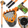 Instalguru Raccoglifrutta Mele Noci Ghiande Bastone Telescopico 85-150 cm Strumento Raccolta Frutti Caduti Giardino Frutteto Macchina Raccolta Autunnale