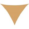 vidaXL Vela Parasole 160 g/m² Triangolare Sabbia 3x3x4,2 m in HDPE
