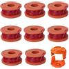 XINTONG Bobina di ricambio per decespugliatore compatibile con Worx 20V WA0004 WA0010 Trimmer, CGT183A CGT18LA1 WG150 WG152 WG153 WG160 WG163 WG180, ricariche di linea per decespugliatore da 0,165 cm
