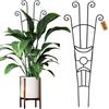 KAHEIGN 2 Pezzi Traliccio in Metallo per Piante in Vaso, 83CM Espandibile Grande Traliccio da Giardino Resistente Alto Supporto per Edera, Pothos, Hoya, Monstera, Fiori e Piante Rampicanti
