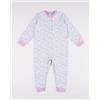 Prénatal Pigiamone bimba grigio con fiori allover