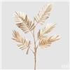 Ramo Felce Metallica Oro 102 cm - EDG Home Decor