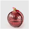 EDG Candela Profumata Sfera di Natale 13 cm Rosso - Princess of Night