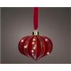 Micro LED Sfera Natalizia di Kaemingk - Rossa, 100 LED, D.20xH.21 cm