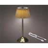 Lampada LED Ricaricabile di Kaemingk - Da Tavolo Arancio e Oro, D.15xH.30.5 cm